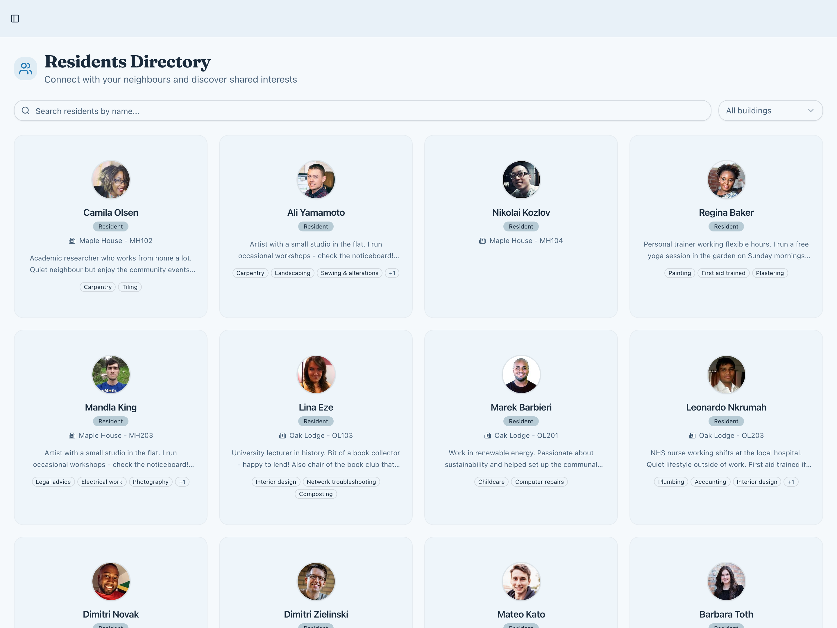 Rich Profiles That Build Community