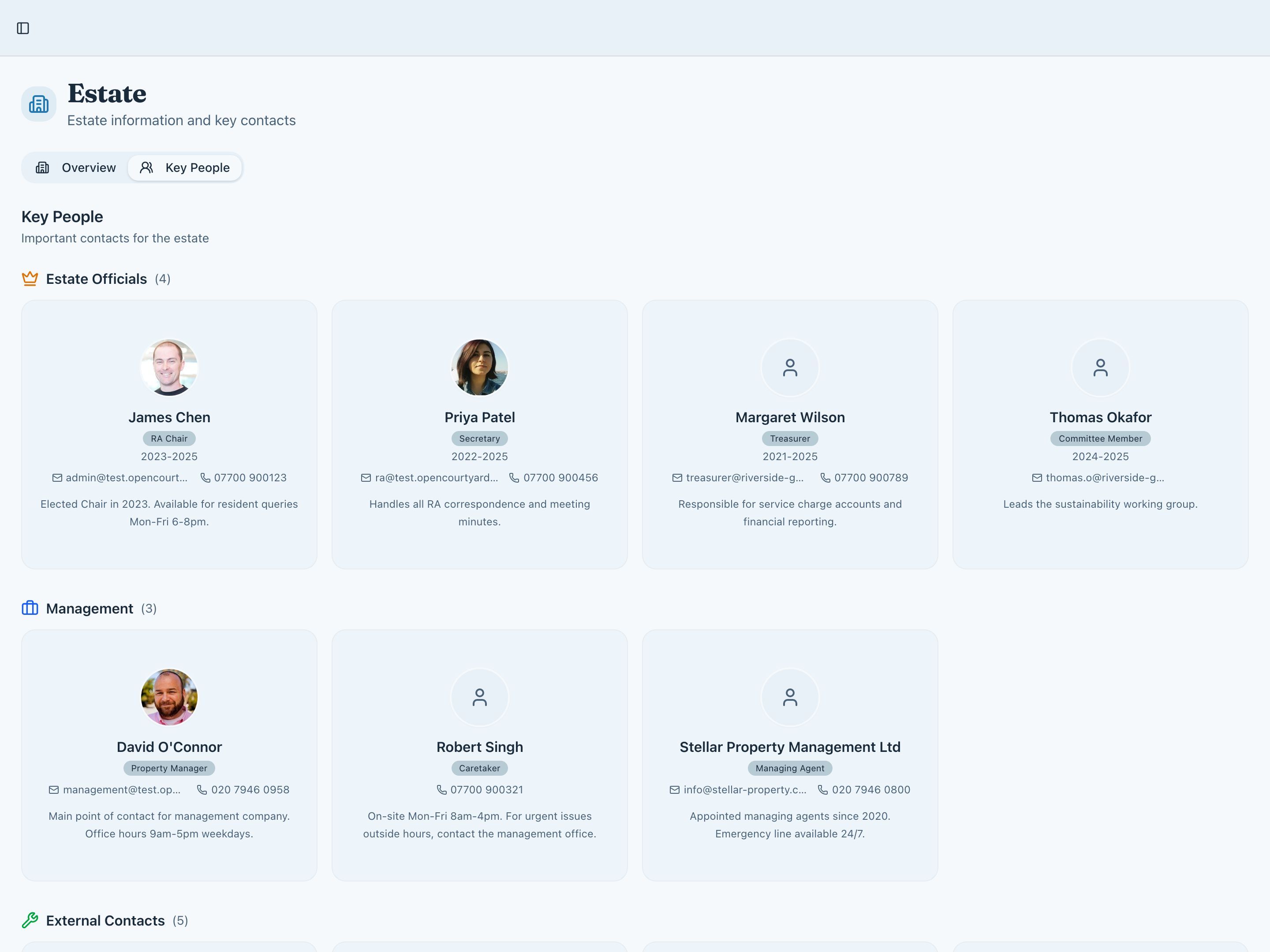 Your Estate at a Glance