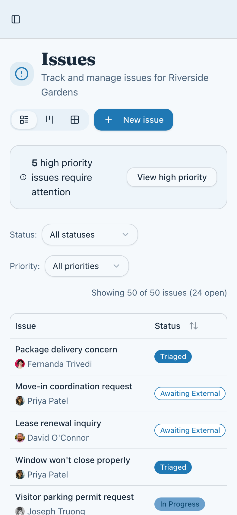 Track Every Issue to Resolution
