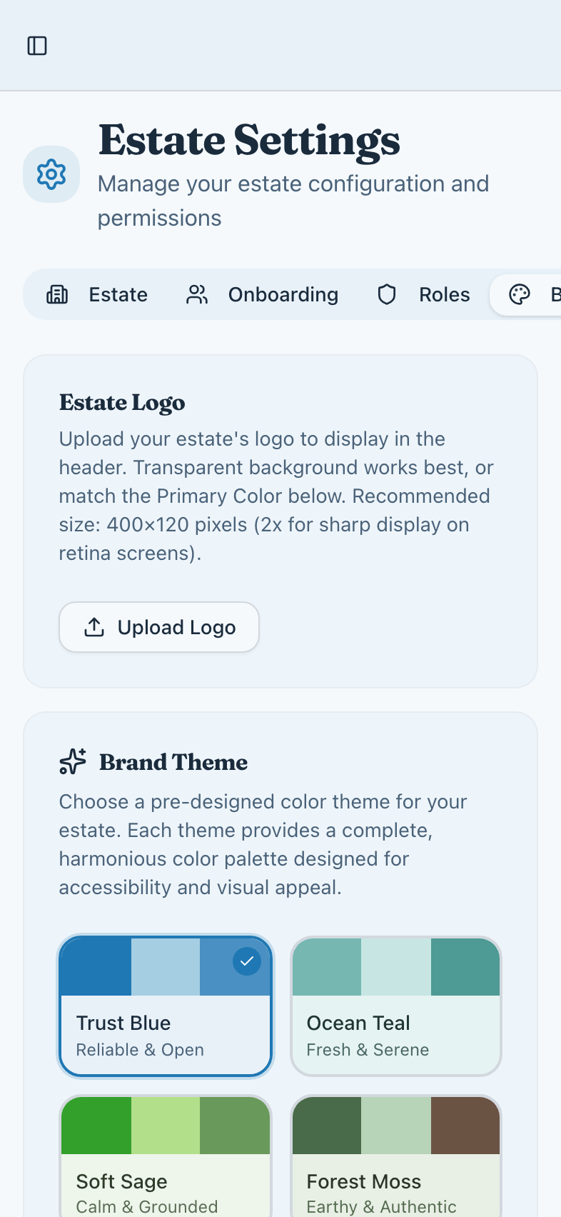 Brand Customisation